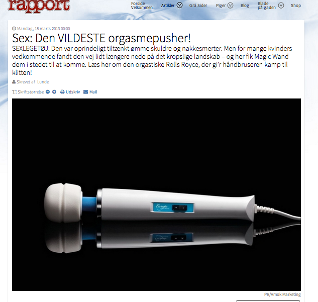 Den vildeste orgasmepusher: Læs artiklen her